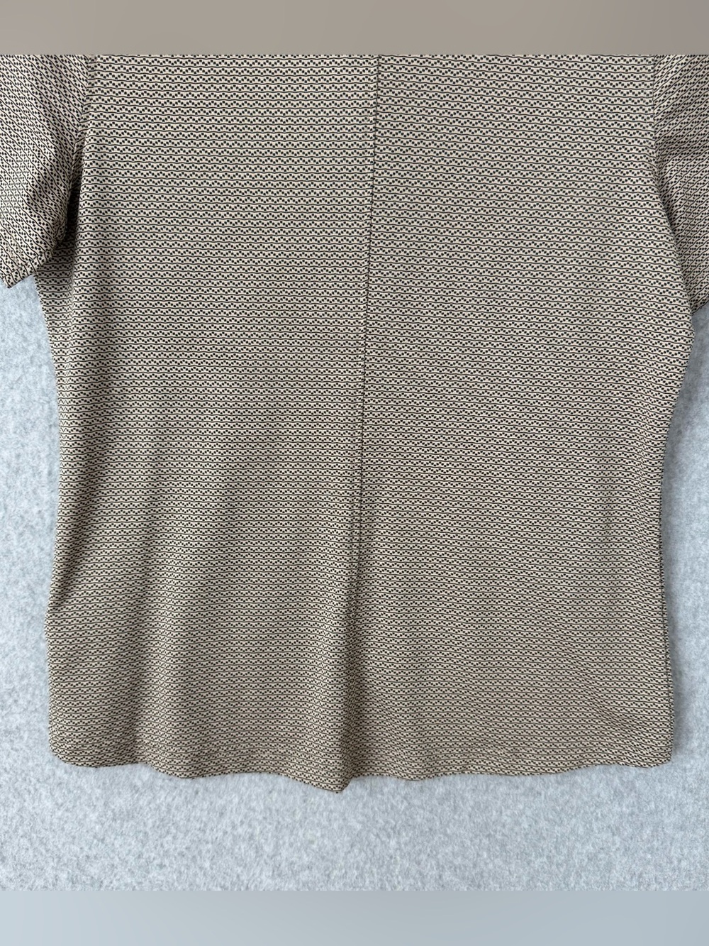 Kerrits Womens Short Sleeve Equestrian Riding Top Tan Black Shirt 1/4 Snap Small - Picture 12 of 15
